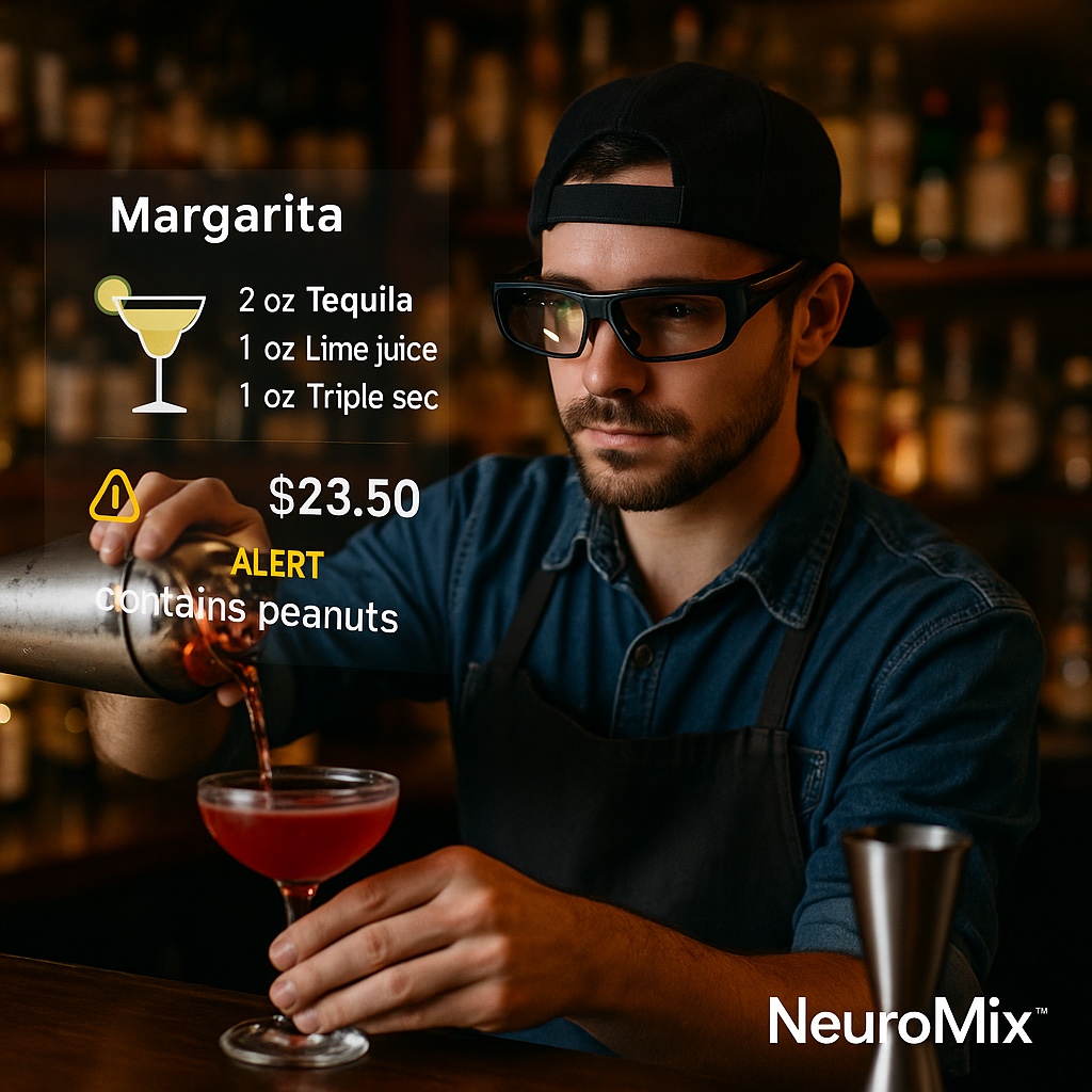 NeuroMix interactive drink and ingredient product concept